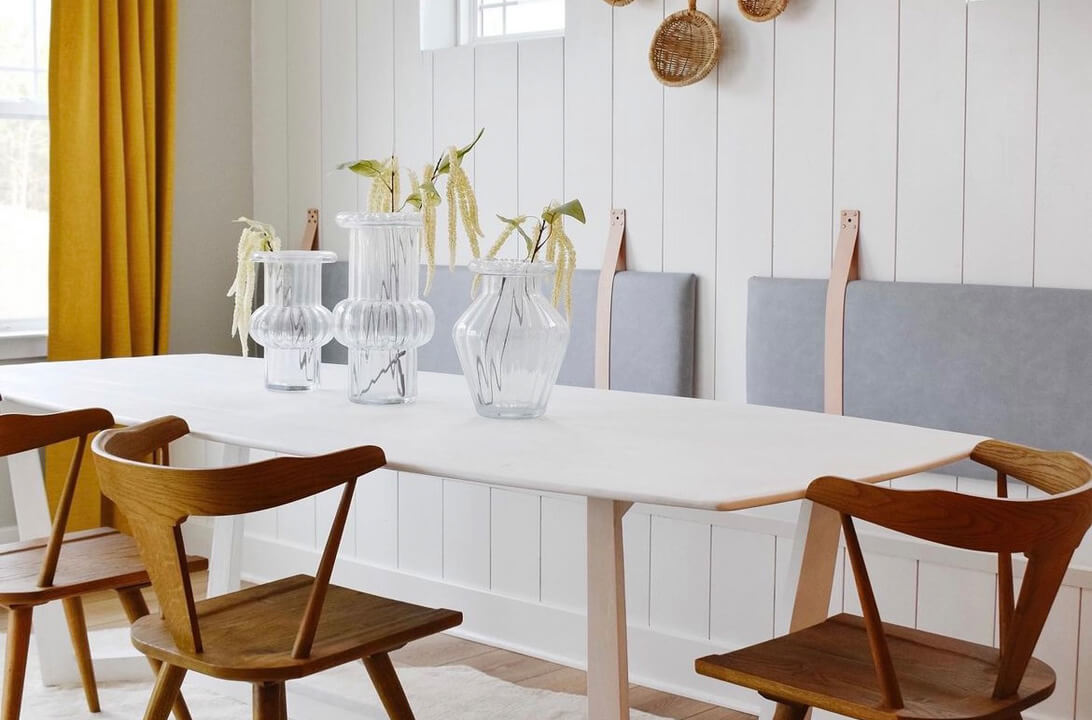 Bright living and dining space
